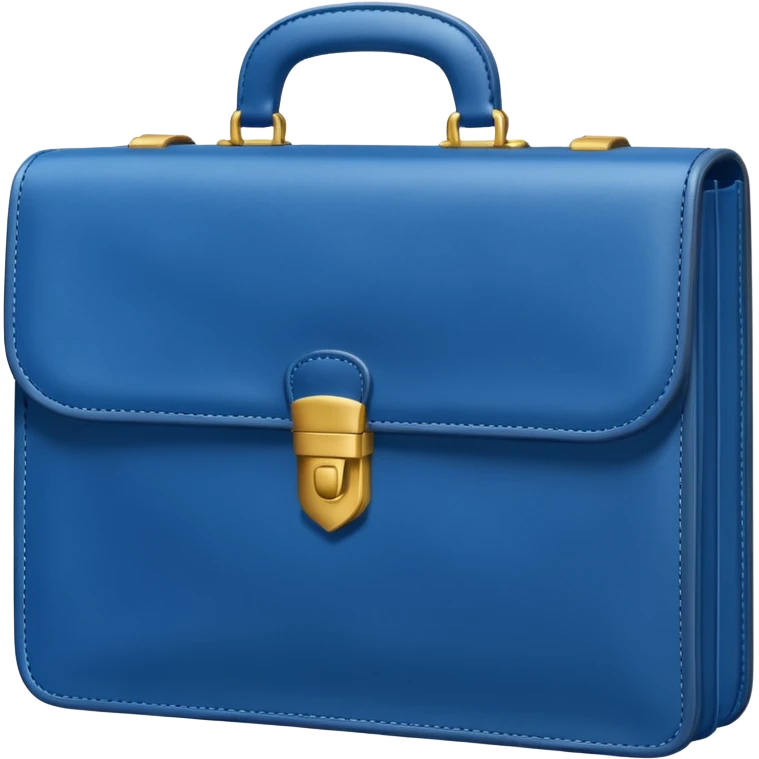 BLUE briefcase AND MONEY emoji
