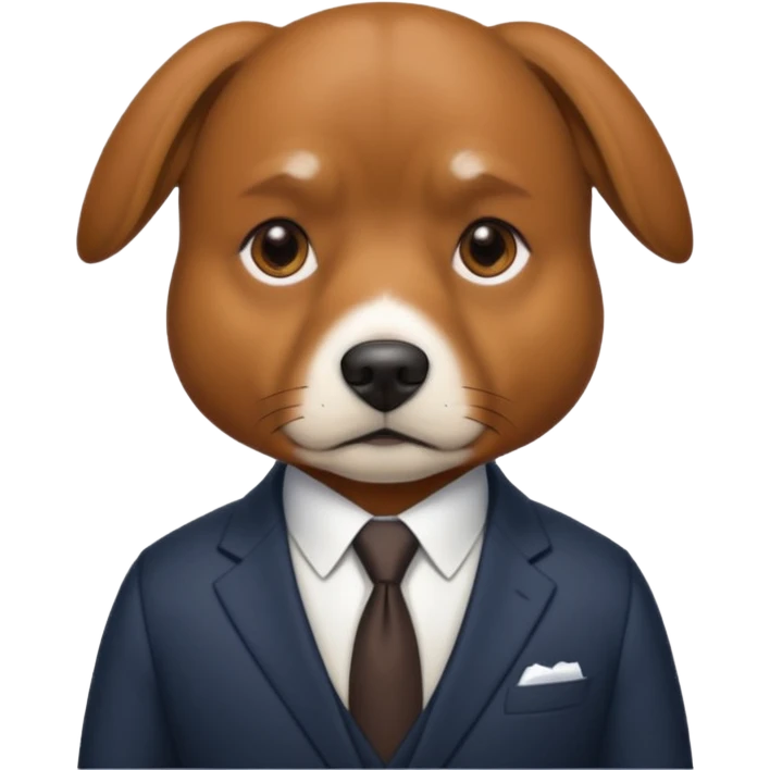 politician dog  emoji