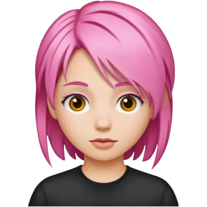 pink hair emoji