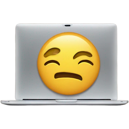 Laptop on a blanket emoji