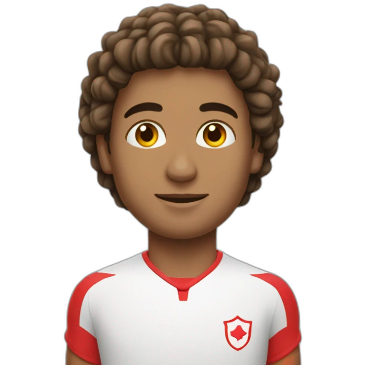 Jouer de foot Tunisien emoji