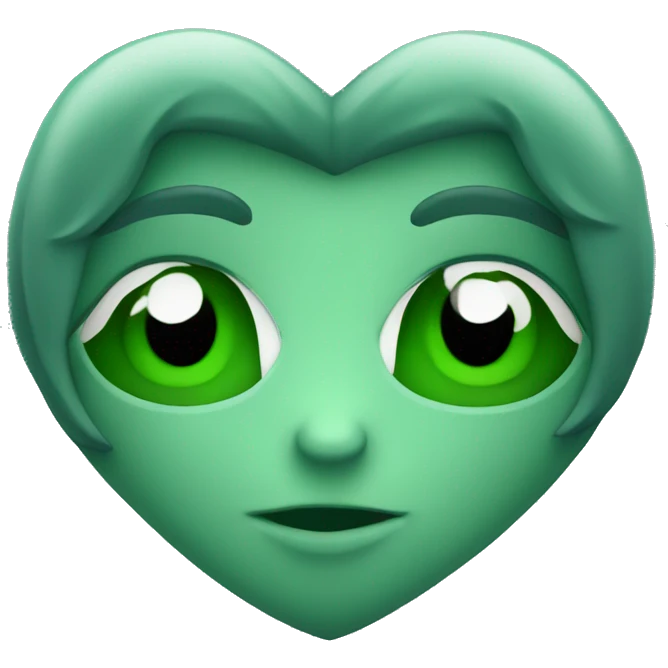 dark green heart  emoji