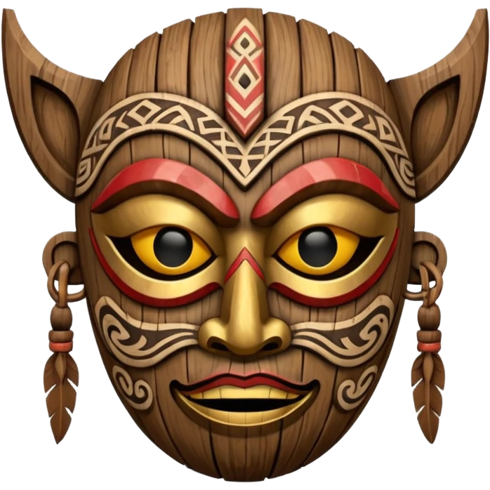 tribal mask emoji