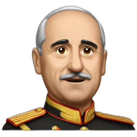 Francisco Franco supersaian 4 on fire emoji