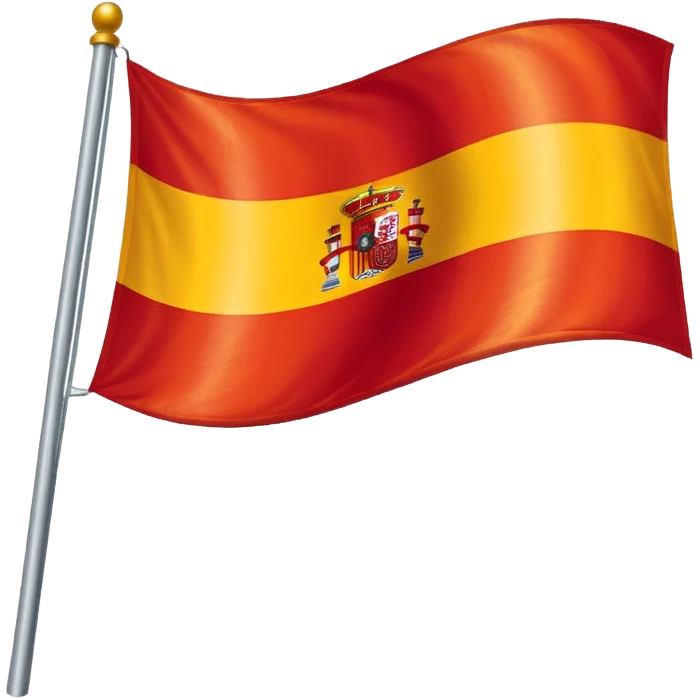 waving spain flag emoji