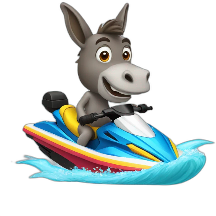 donkey jetski emoji