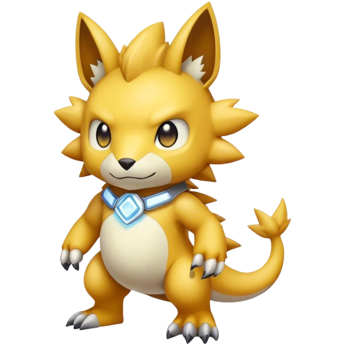 cute kawaii cool edgy Digimon-Fakemon-animal full body emoji