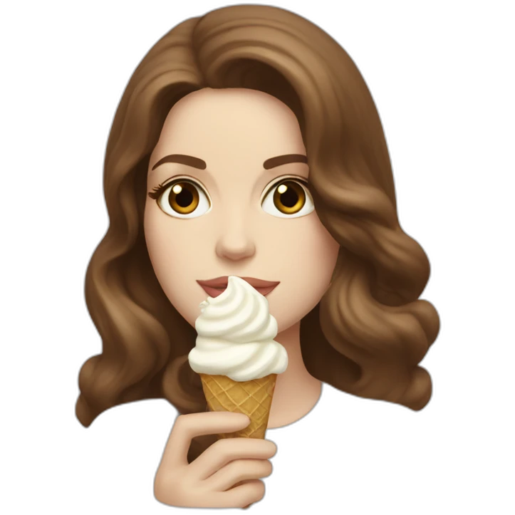 lana del rey eat ice cream emoji