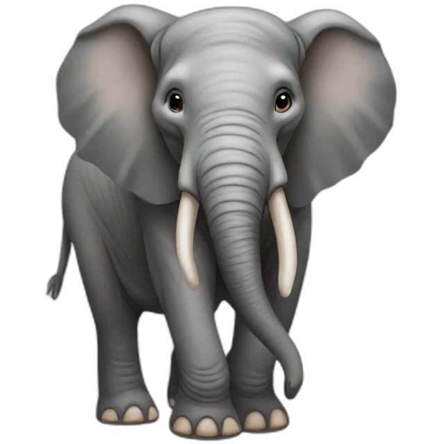 Elephant of crowm emoji