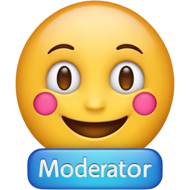 эмоджи со словом модератор emoji