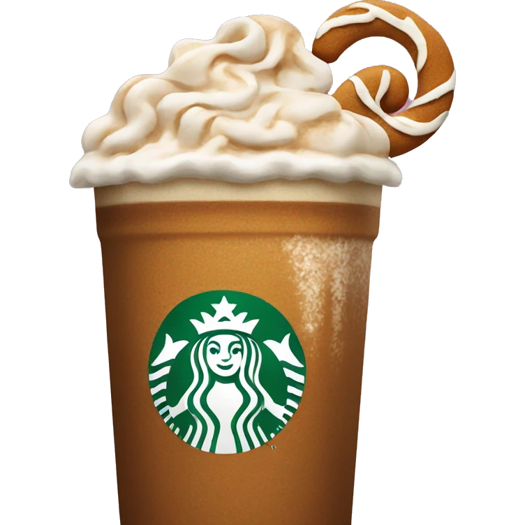 starbucks gingerbread drink emoji