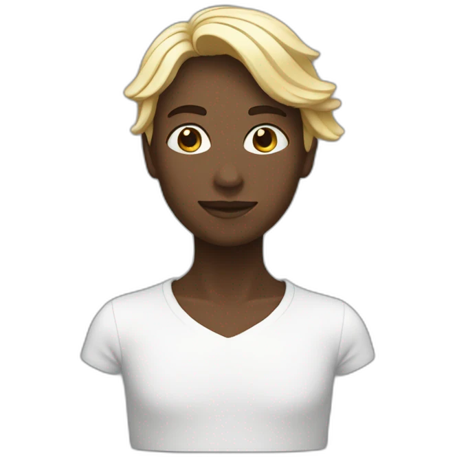 Cœur noir avec traits blanc emoji