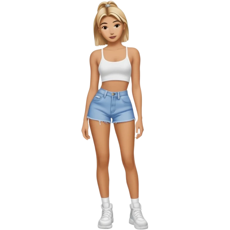 Hailey bieber en voyant tout le corps  emoji