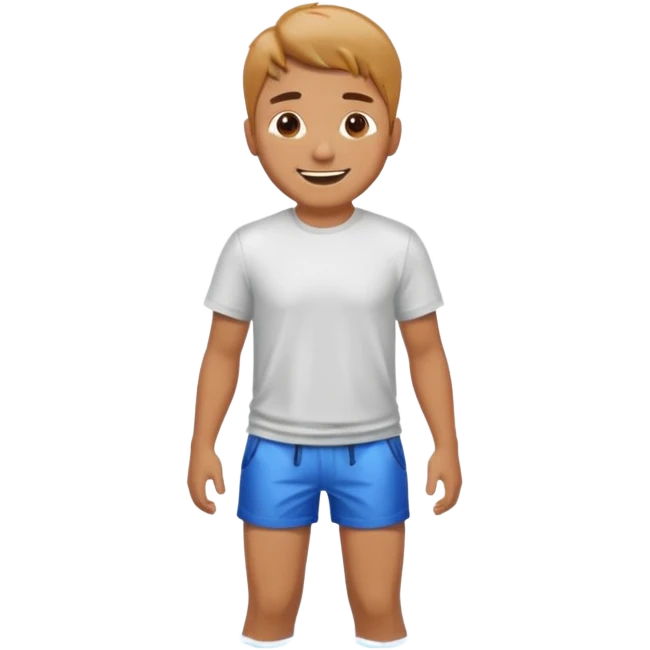 A man getting wet in the rain emoji