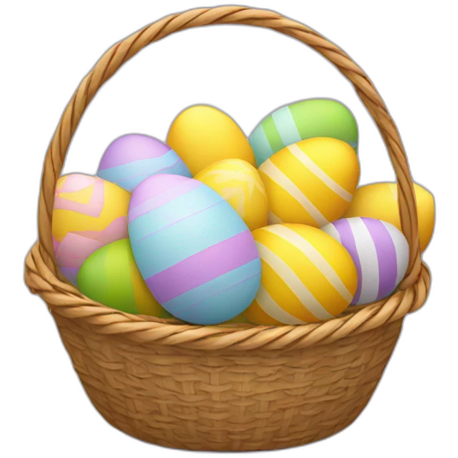 easter basket emoji