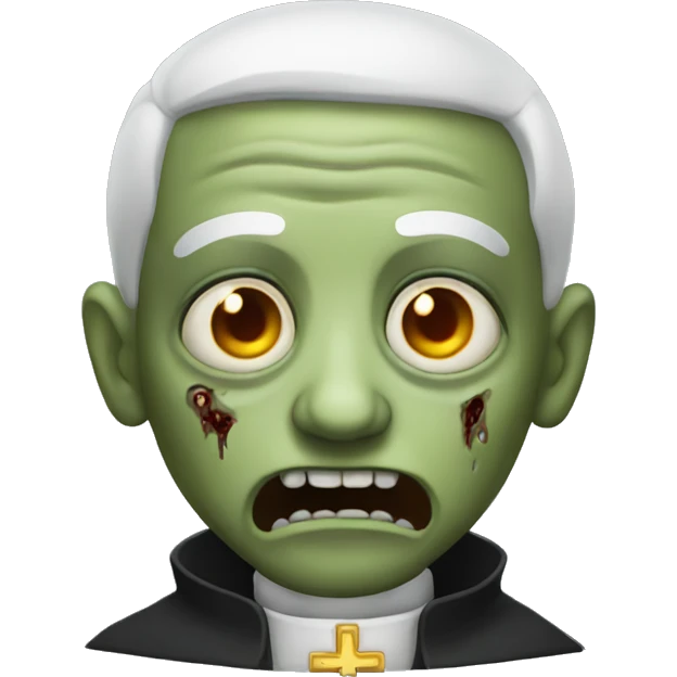 Zombie priest emoji