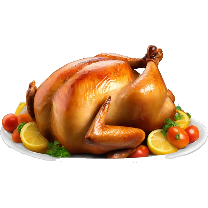 Roast chicken emoji