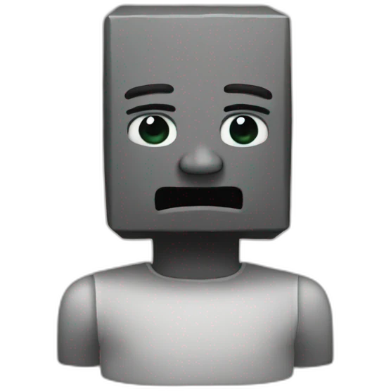 Block head emoji