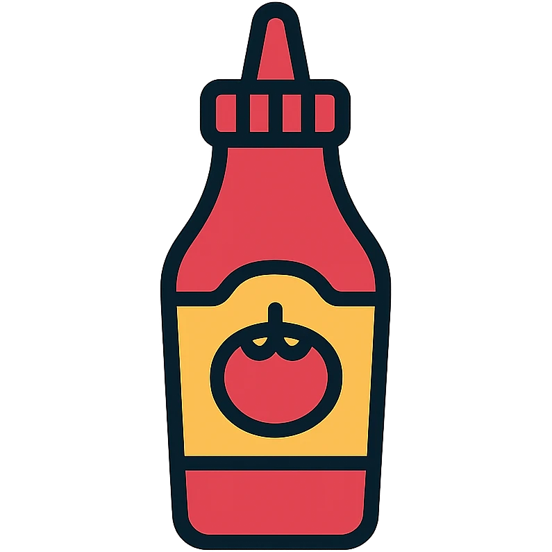 ketchup bottle emoji