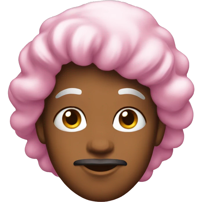 Pink christmas emoji