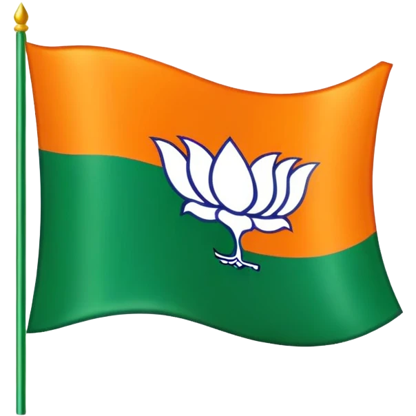 generate a bjp flag exactly like that emoji