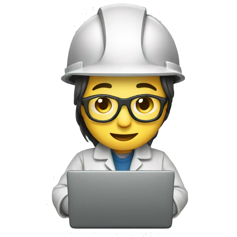 QA Engineer working with laptop emoji