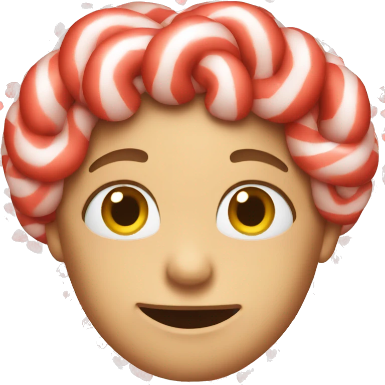 Peppermint heart emoji