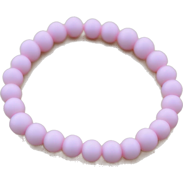 baby pink bracelet beaded emoji