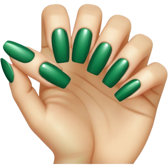 Green nails emoji