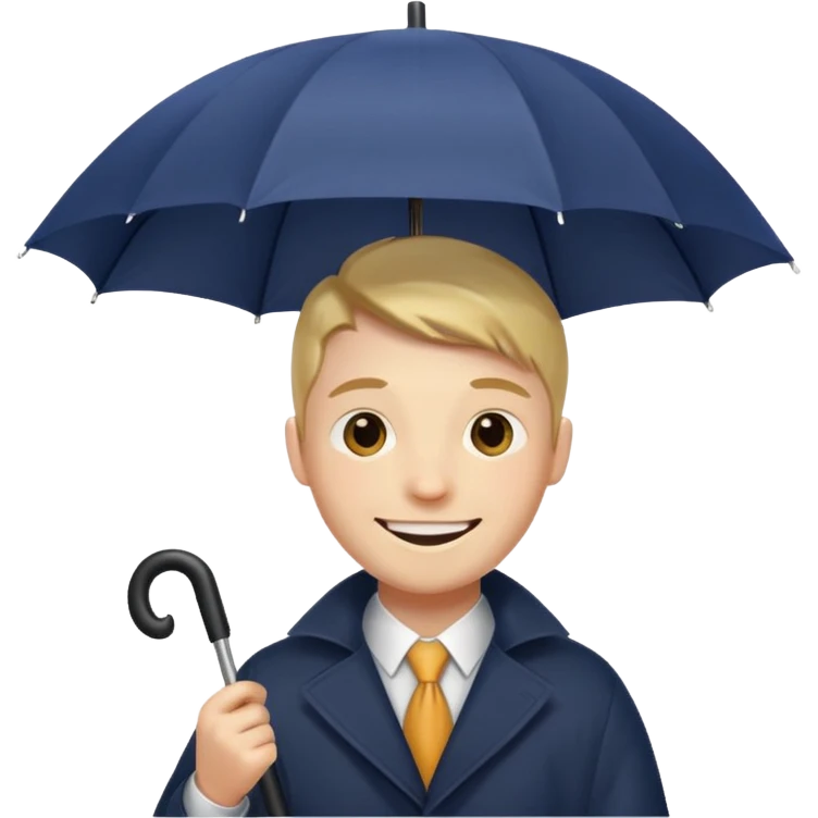 hemster holding an umbrella emoji