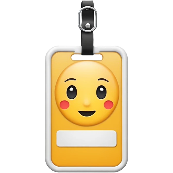 name tag emoji