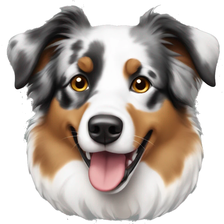 Tri color Australian shepherd  emoji
