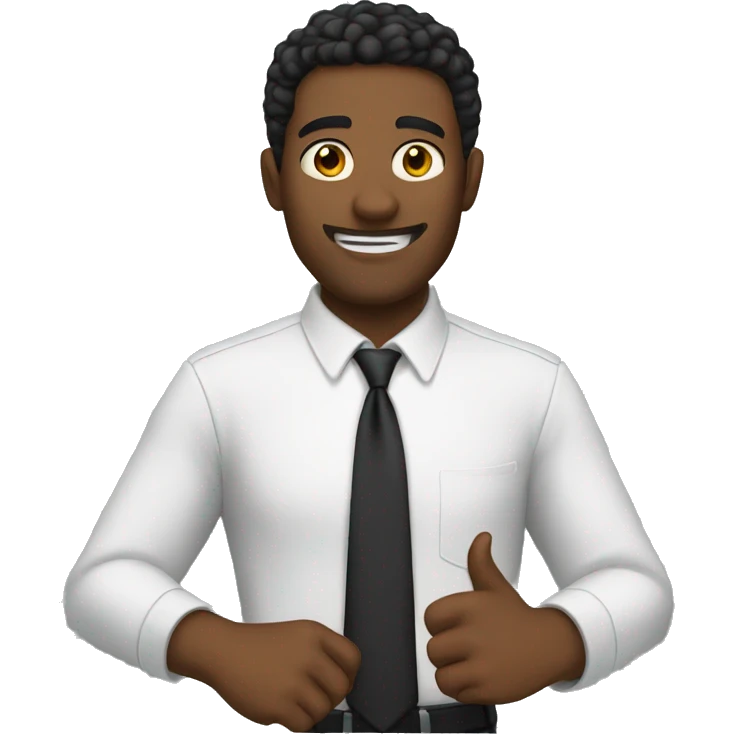 same guy pointing emoji