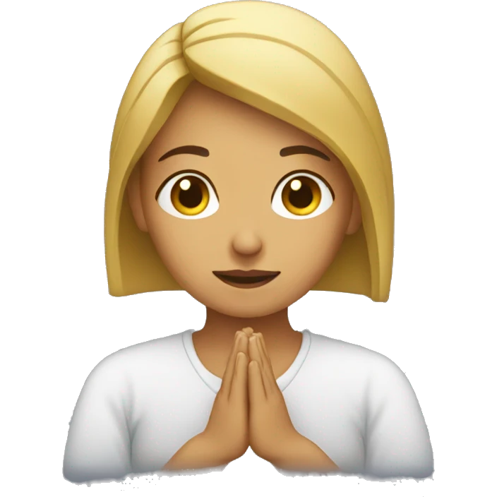 Woman who pray emoji