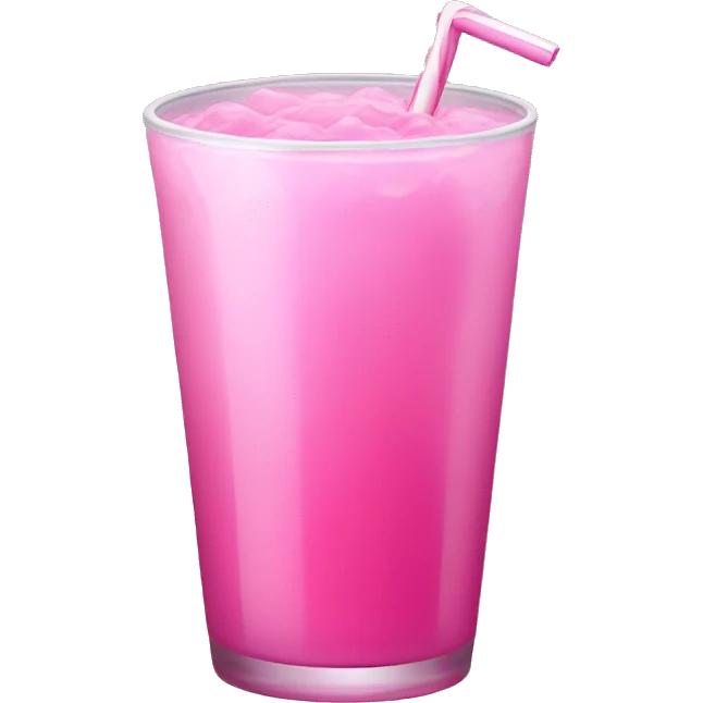 Pink drink emoji