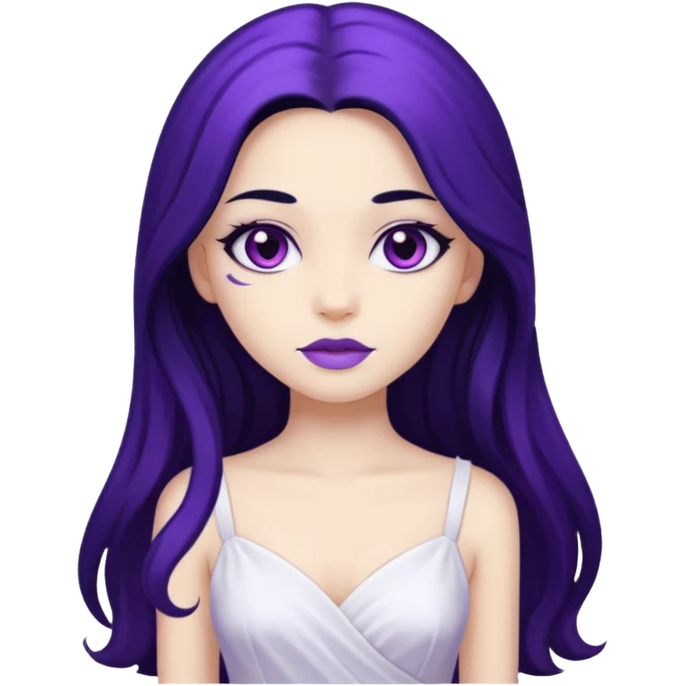 Purple girl emoji