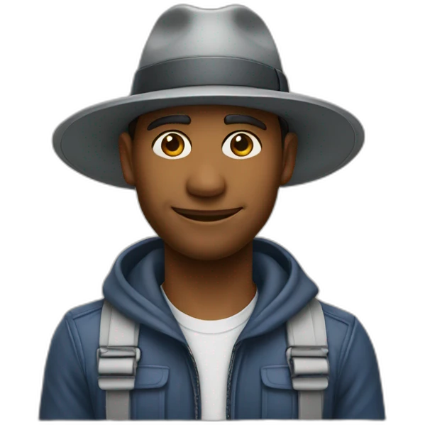 Joinha com boné  emoji