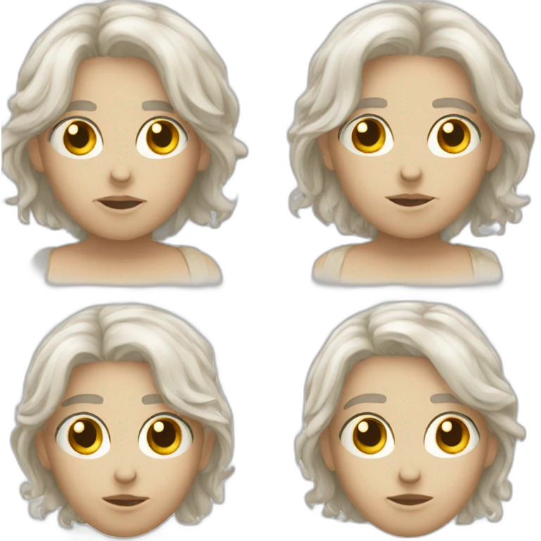 Basically accurate angel with many eyes emoji