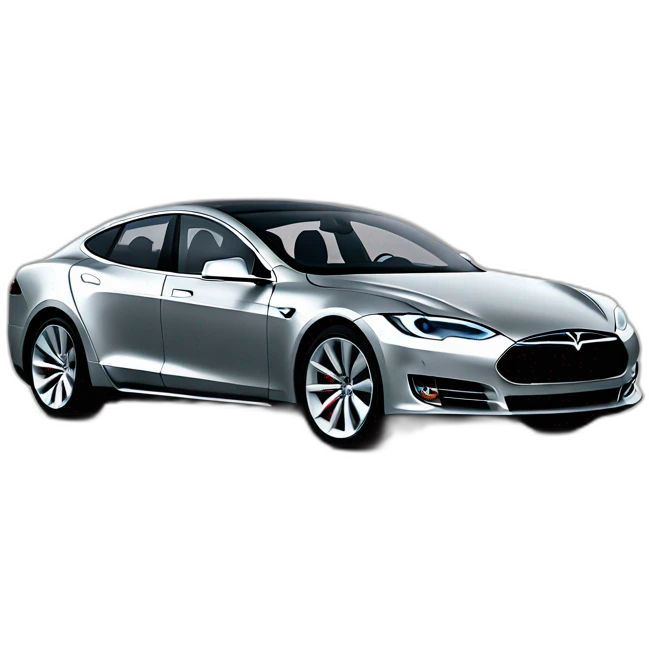 Tesla model S emoji