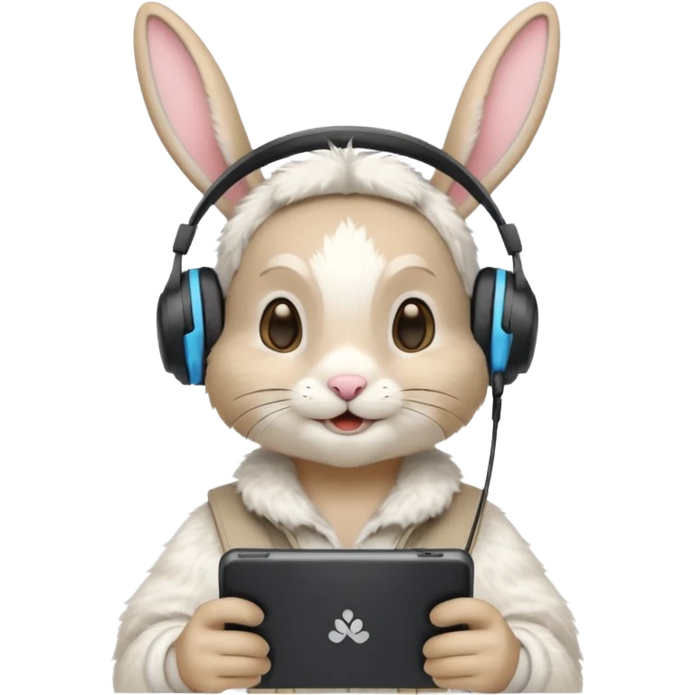 gamer bunny emoji