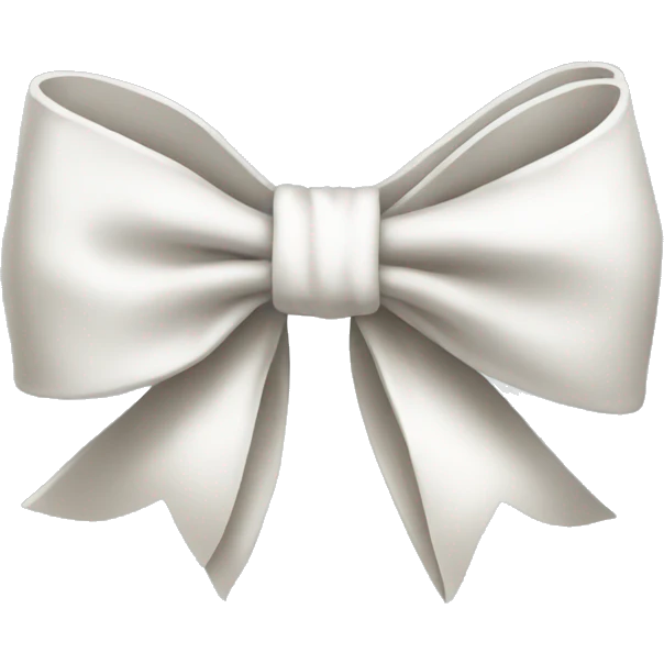 white bow  emoji
