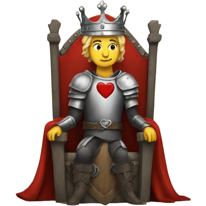Heart with thrones  emoji