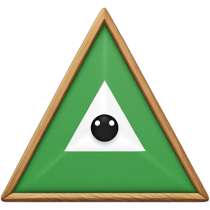 solo una bandera simple, un palo y una bandera verde triangular en forma de pico, sin emojis de cara encima emoji