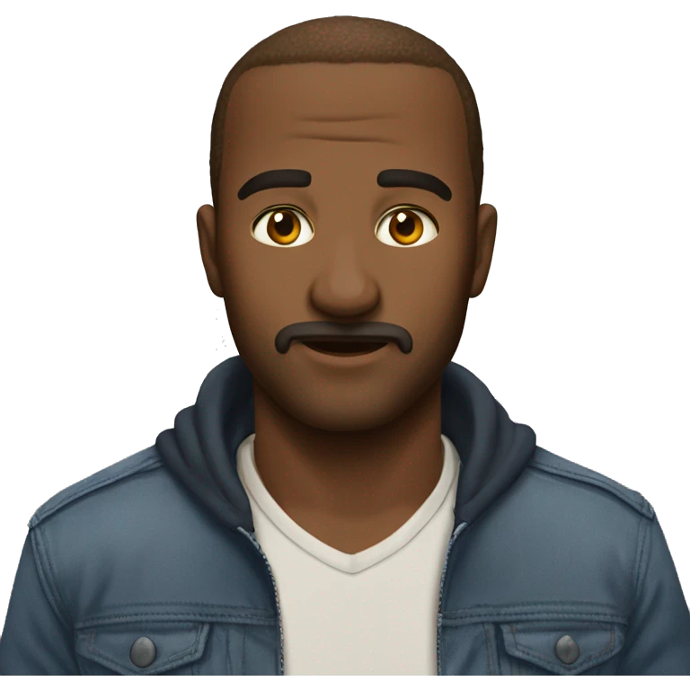 олень и дед мороз emoji