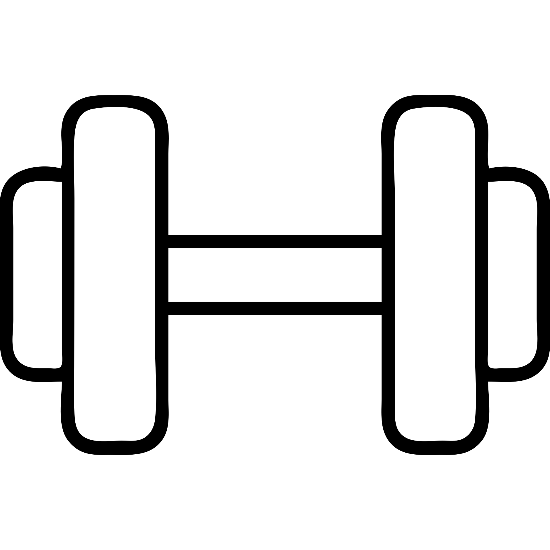 minimal dumbbell gym symbol icon emoji