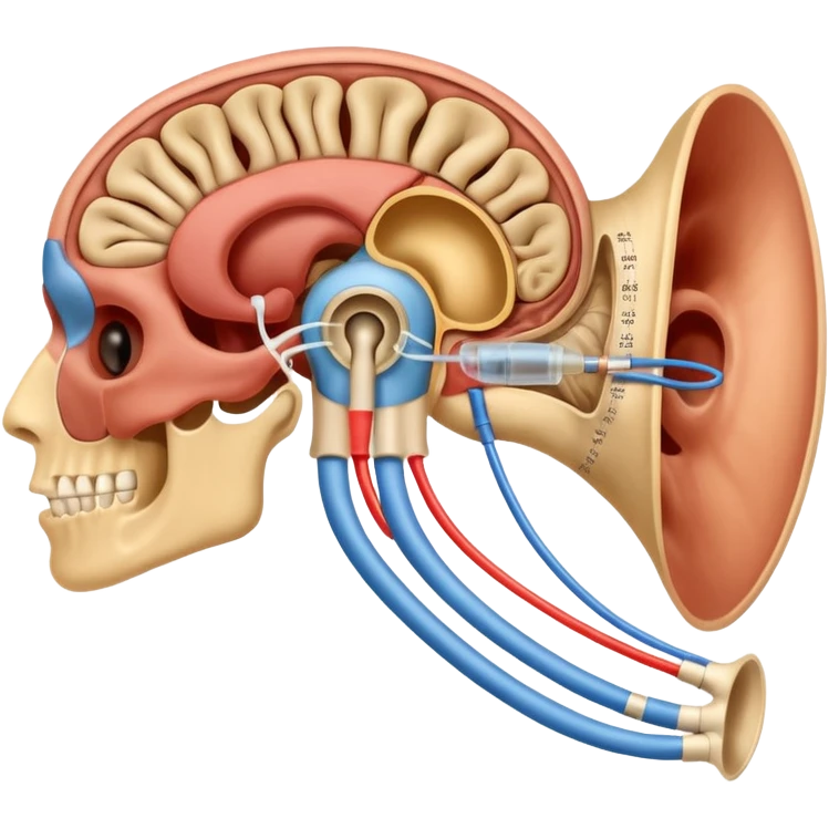 auditory system anatomy emoji