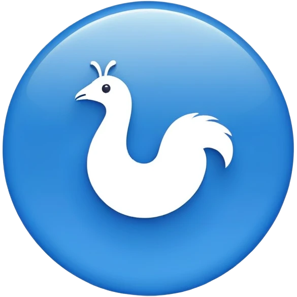 White tick in a blue circle  emoji