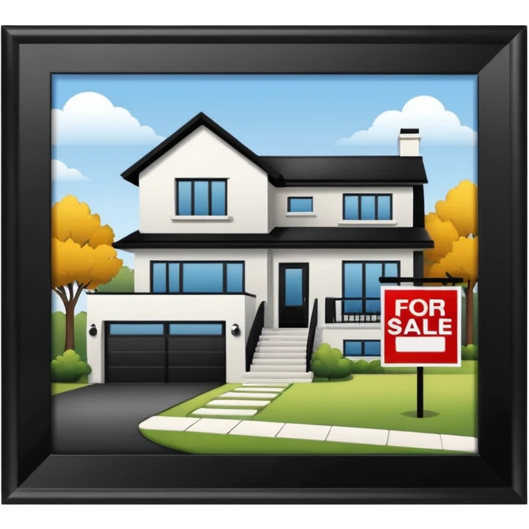 4d house w for sale sign emoji