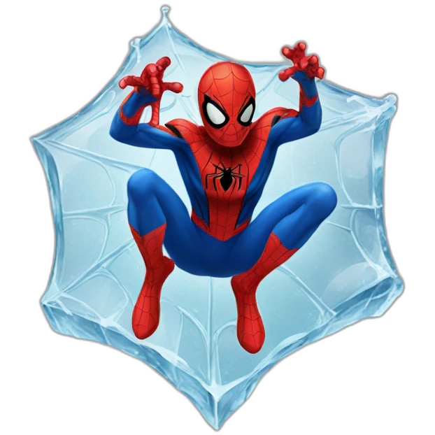 spideman with ice emoji