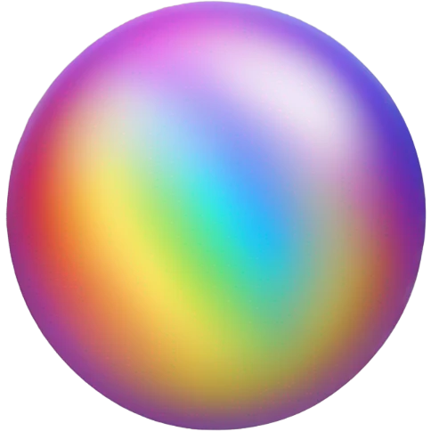 Rainbow shimmer  emoji